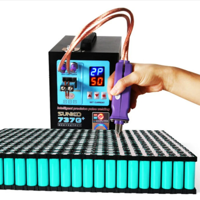 SUNKKO 737G+ Intelligent Induction Handheld Spot Welder Large 18650 Battery Pack New Condition DIS for Welding Equipment